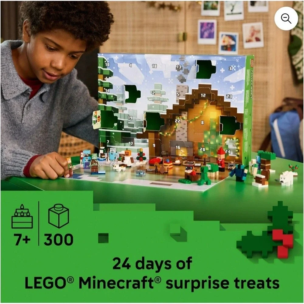 LEGO Minecraft 24 Days Winter Christmas Advent Calendar 2025 (21280)
